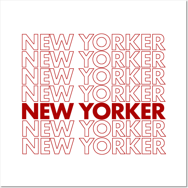 New Yorker Bag Wall Art by PopCultureShirts